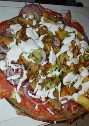Gyros tál recept fotója
