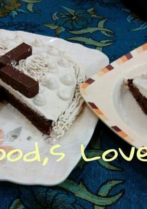 A picture of Chocolate & coffee flavour cake.