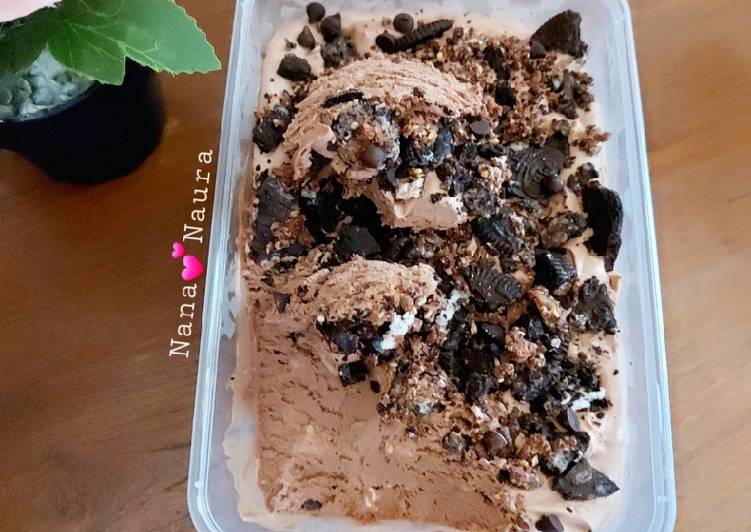 Resep masakan Ice Cream (Coklat) | Cara Masak Ice Cream (Coklat) Yang Mudah Dan Praktis