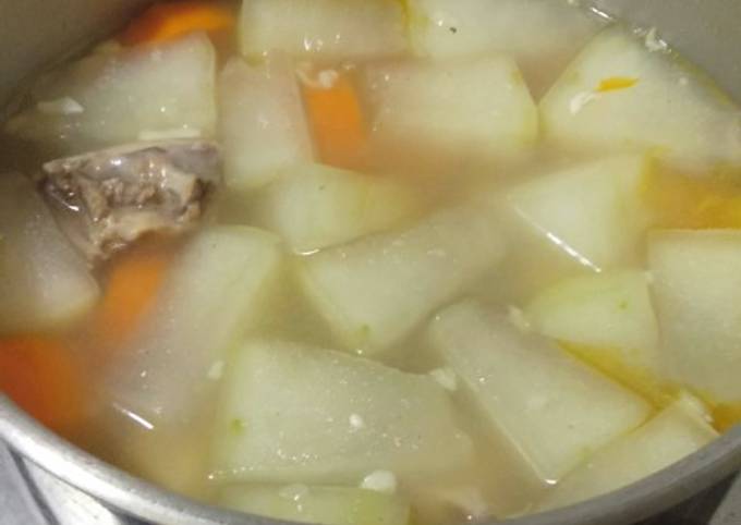 Langkah Mudah untuk Menyiapkan Soup Wortel Labu Beligo yang Enak