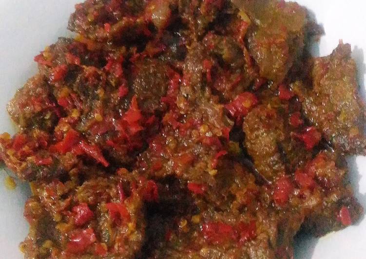 Dendeng Balado Basah