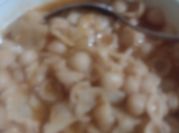 A picture of chicken bouillon cubes soup