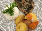 Una foto de chimichurri papa