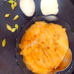 A picture of Aata Halwa.