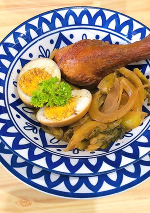 รูปของ พะโล้น่องไก่ พิเศษผักกาดดอง