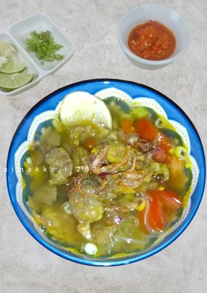 Foto resep Soto Daging Bening Kuah Kuning