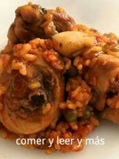 Una foto de Arroz de pollo y conejo (arroz castellano)