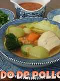 Caldo de pollo con verduras🌹