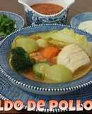 Caldo de pollo con verduras🌹