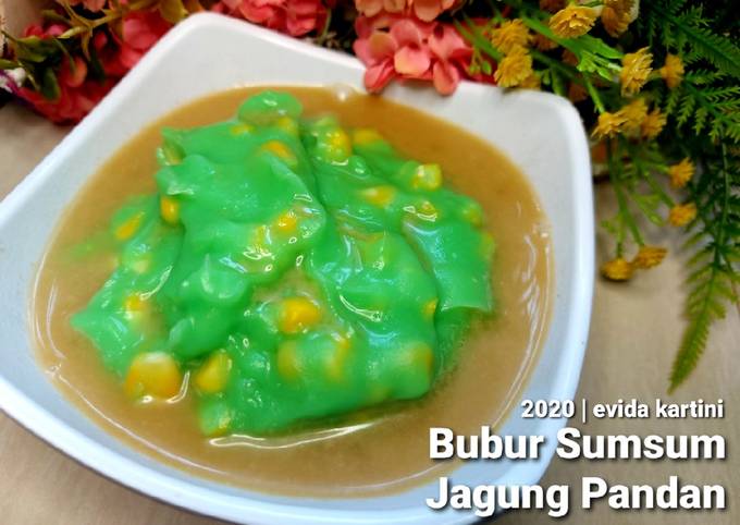 Bubur Sumsum Jagung Pandan