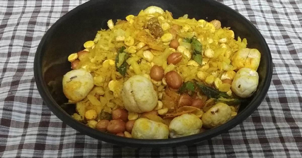 Nylon poha chivda Recipe by DrPushpa Dixit Cookpad