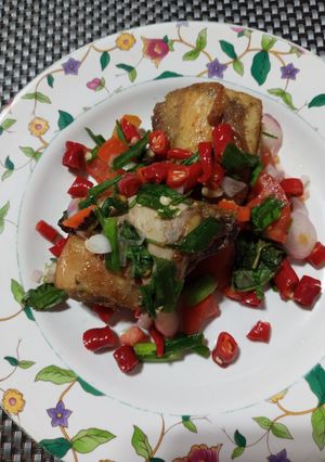 Foto resep Ayam Panggang Sambal Dabu