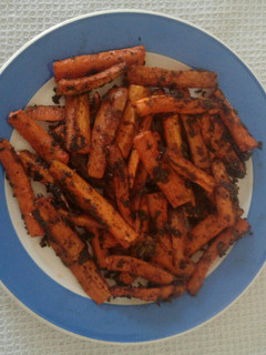Una foto de Zanahorias asadas con especias