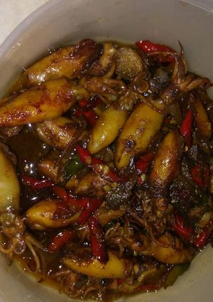 Foto resep Tumis cumi asin trasi