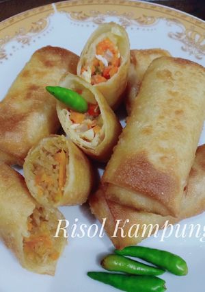 Foto resep Risol Kampung (isi bihun dan sayuran)