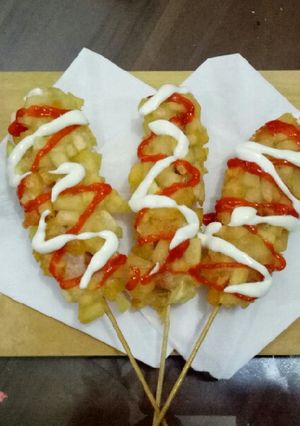 Foto resep Hotang (hotdog kentang) simple