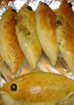 صورة لوصفة شوصون على شكل سمكة