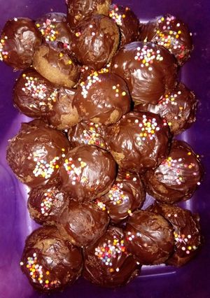 Foto resep Cookies coklat kacang