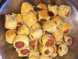 Rollitos de salchicha (horneados)