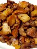 Mushrooms with Bacon and Pork Loin