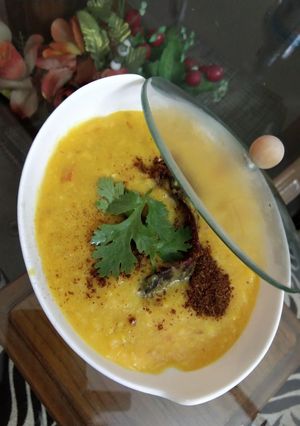 A picture of Dal tadka.
