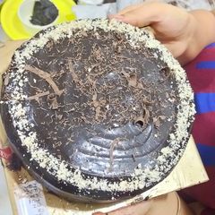 Chocolate truffle cake A picture of Chocolate truffle cake.