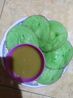 Foto resep Serabi kinca pandan