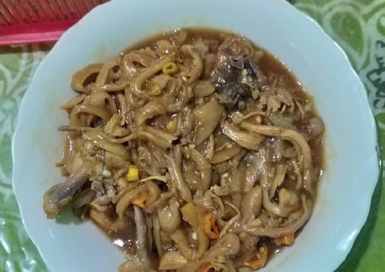 Ayam jamur saos tiram