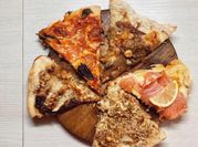 A picture of fish pizza
