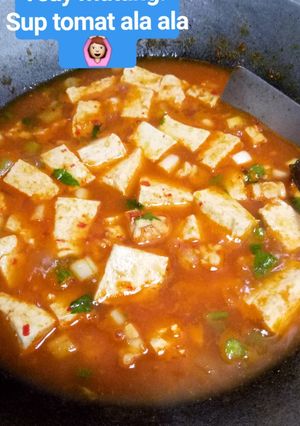 Foto resep Sup tomat tempe tahu