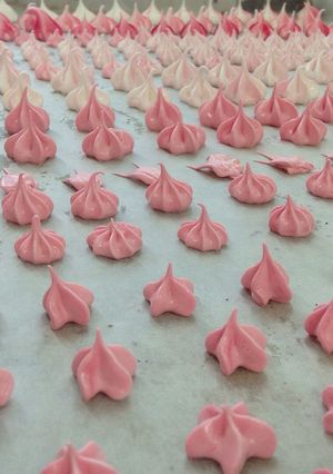 Hình của món Meringue cookie.