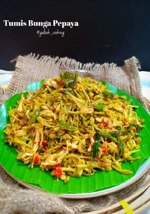 Foto resep Tumis bunga Pepaya