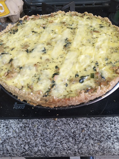 Una foto de Pastel de atún y espinaca