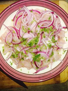 Una foto de Ceviche peruano 