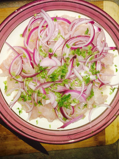 Una foto de Ceviche peruano