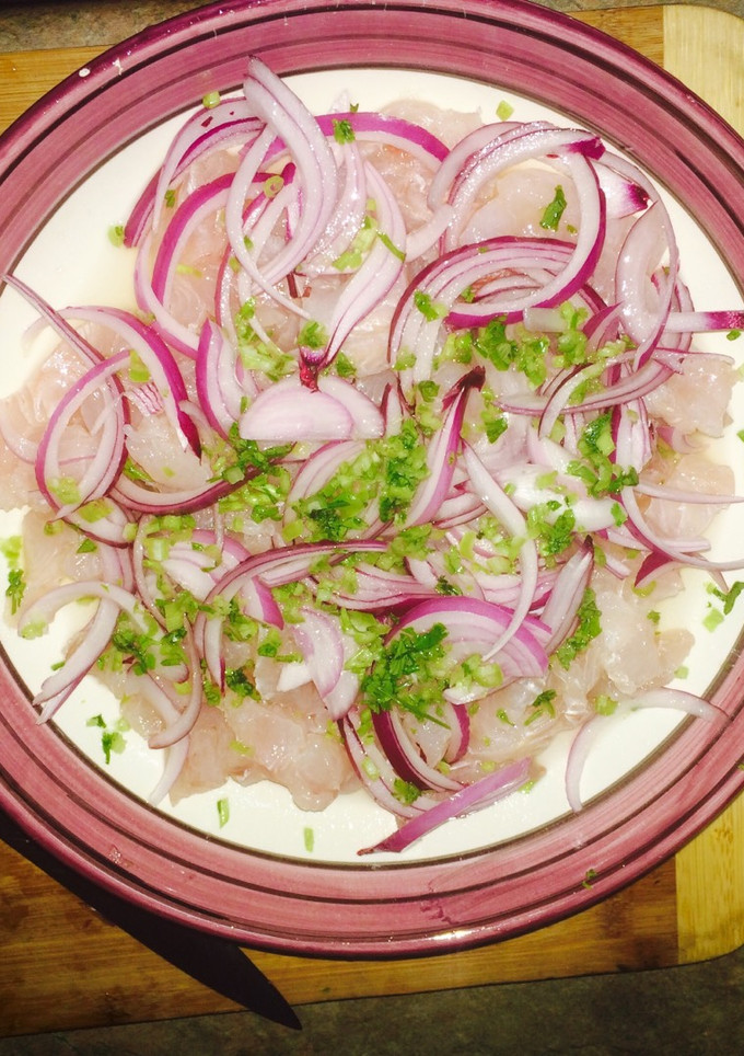 Una foto de Ceviche peruano 