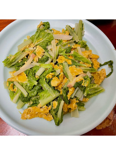 小白菜炒蛋 的食譜成品照片