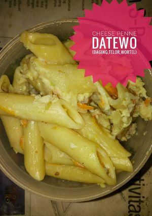 Foto resep Mpasi Cheese penne datewo