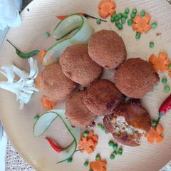 Spicy crispy spring cutlets A picture of Spicy crispy spring cutlets.