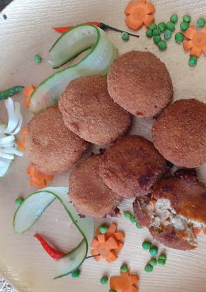 A picture of Spicy crispy spring cutlets.