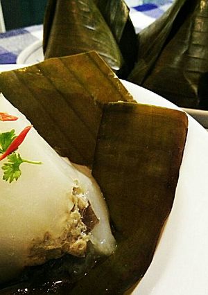 Hình của món Bánh Gói (bánh giò).