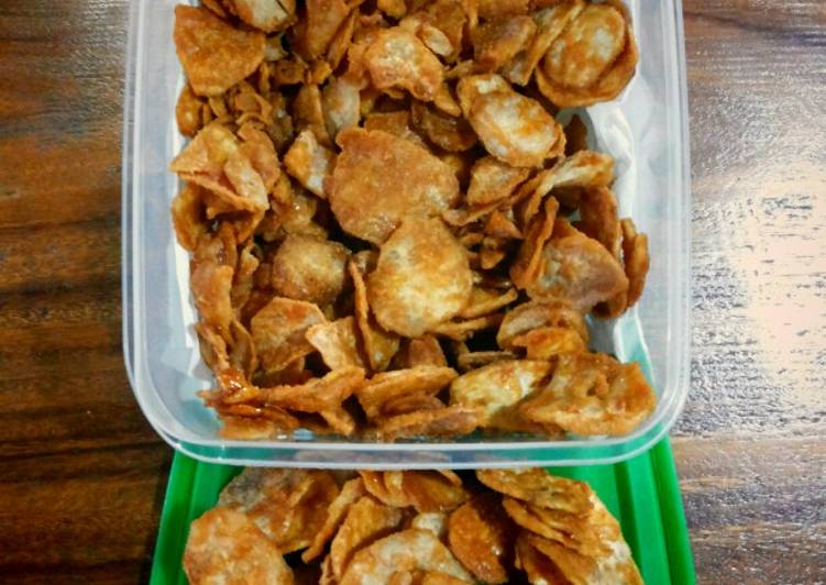 Resep Keripik talas gula merah Anti Gagal