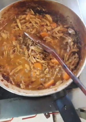 عکسی از دستور خورشت مرغ با برنج