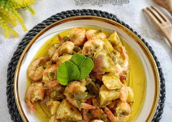 Cara bikin Balado Kentang Udang (Lado Mudo/Hijau) Cara bikin Balado Kentang Udang (Lado Mudo/Hijau)