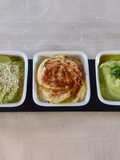 Salsas para untar de garbanzos y cilantro
