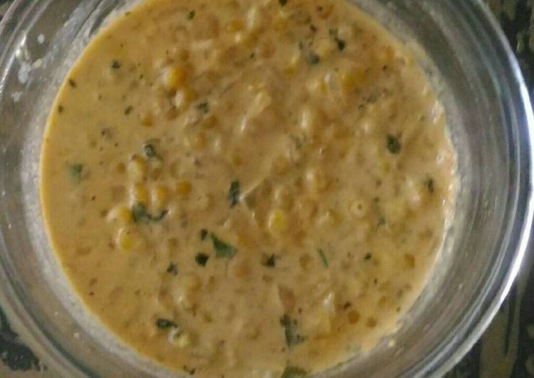 Recipe of Yummy Methi Malai corn