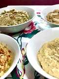 Hummus (pasta de garbanzos) varios gustos