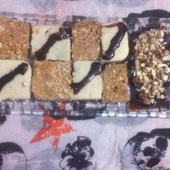 A picture of Chocolate coconut burfi.
