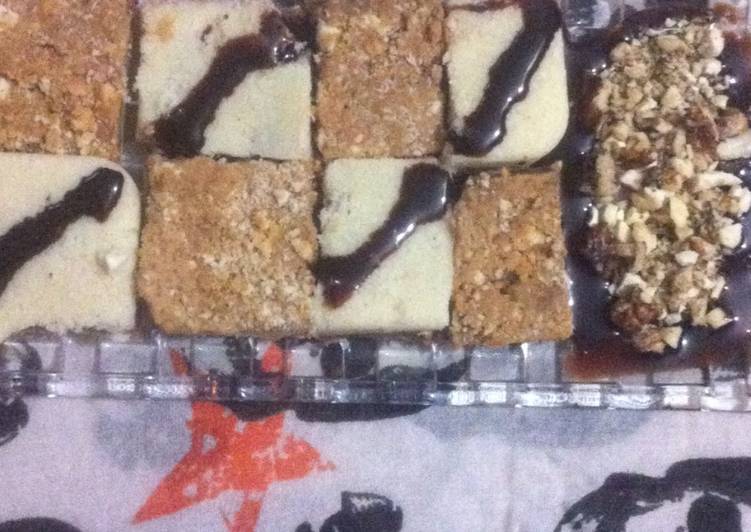 Steps to Prepare Super Quick Homemade Chocolate coconut burfi