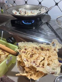 Foto resep Peyek (Rempeyek) kacang renyah